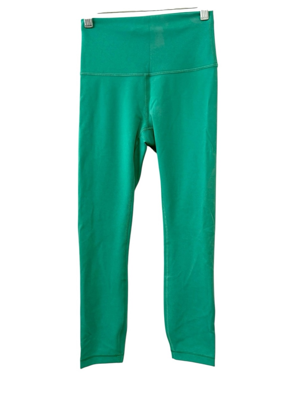 Lululemon 6 Green High Rise Crop Leggings 21” Stretch Yoga Athletic Pants